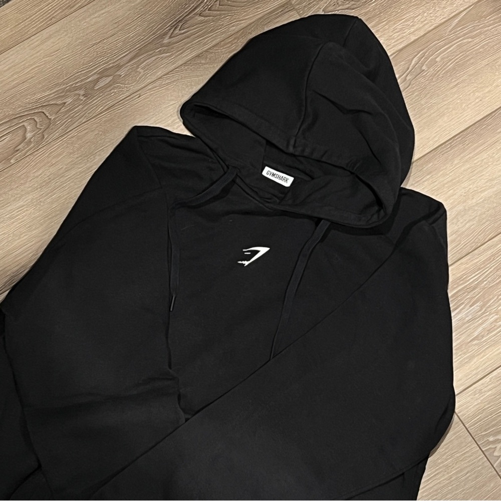 Gymshark Jet Black Oversized Hoodie